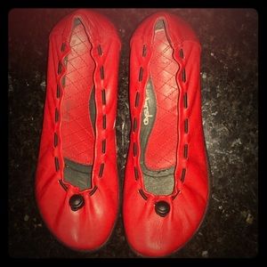 DANSKO Gracie Red Leather Ballet Flat US 7/EU 37